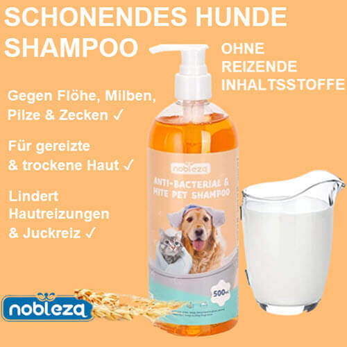 Anti Parasiten Shampoo - anti Floh, anti Milben & anti Zecken