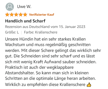 Erfahrungen mit Krallenschere für Hunde von Petpäl